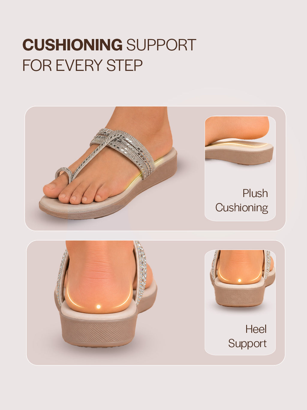 flat ethnic slippers women
