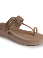 crystal stone slippers