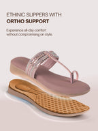 toe ring wedding slipper