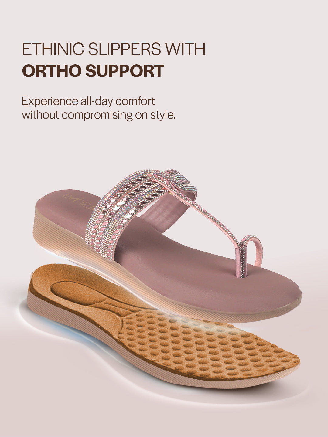 toe ring wedding slipper