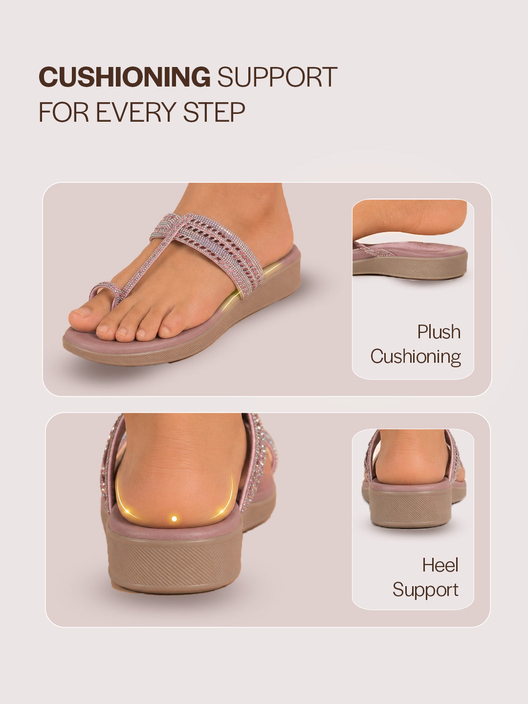 toe ring wedding slipper
