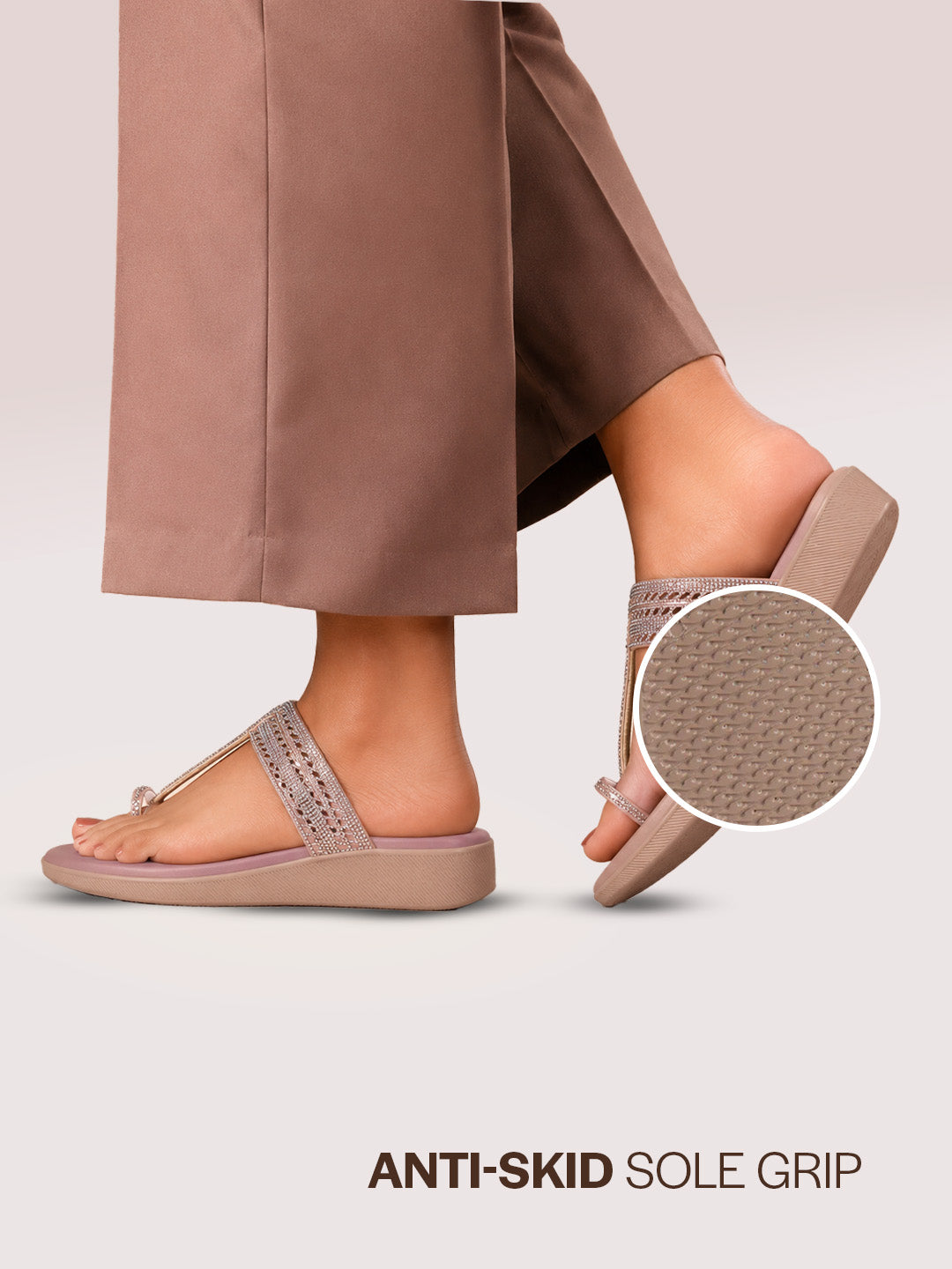 toe ring wedding slipper