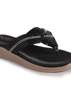flat ethnic slippers women
