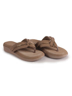 wedge heel ethnic slippers