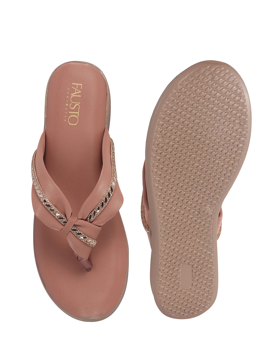 crystal stone slippers