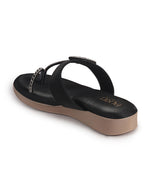 flat ethnic slippers women