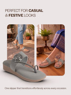 gold ethnic sandals