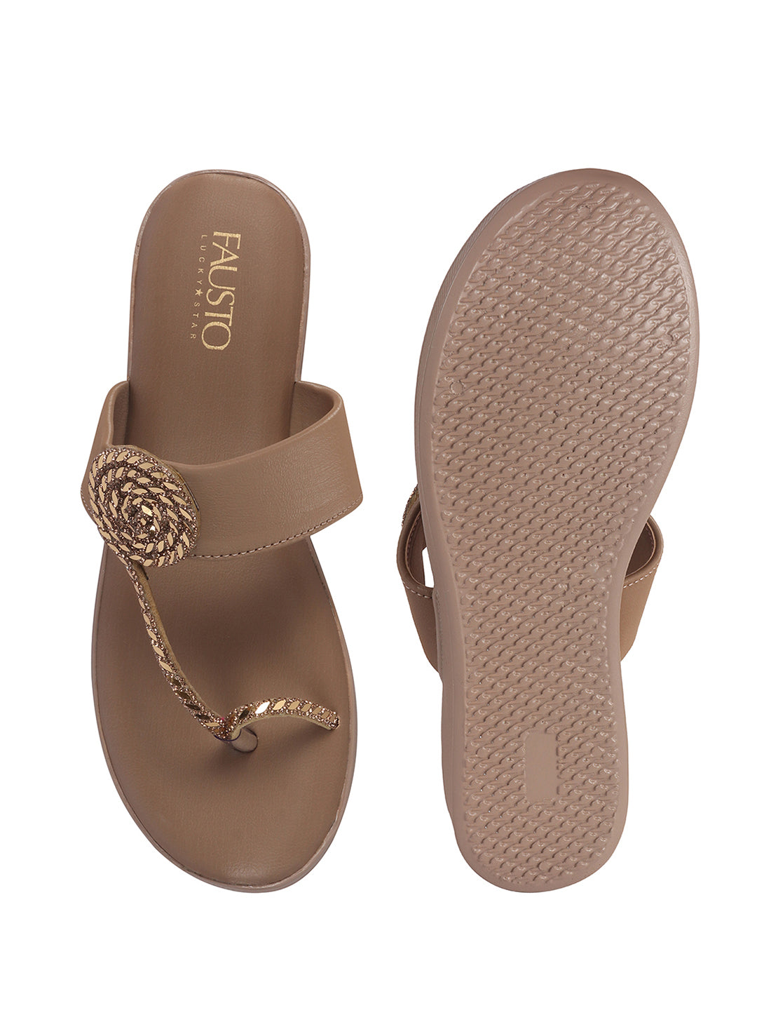 flat ethnic slippers women