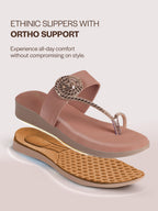 crystal stone slippers