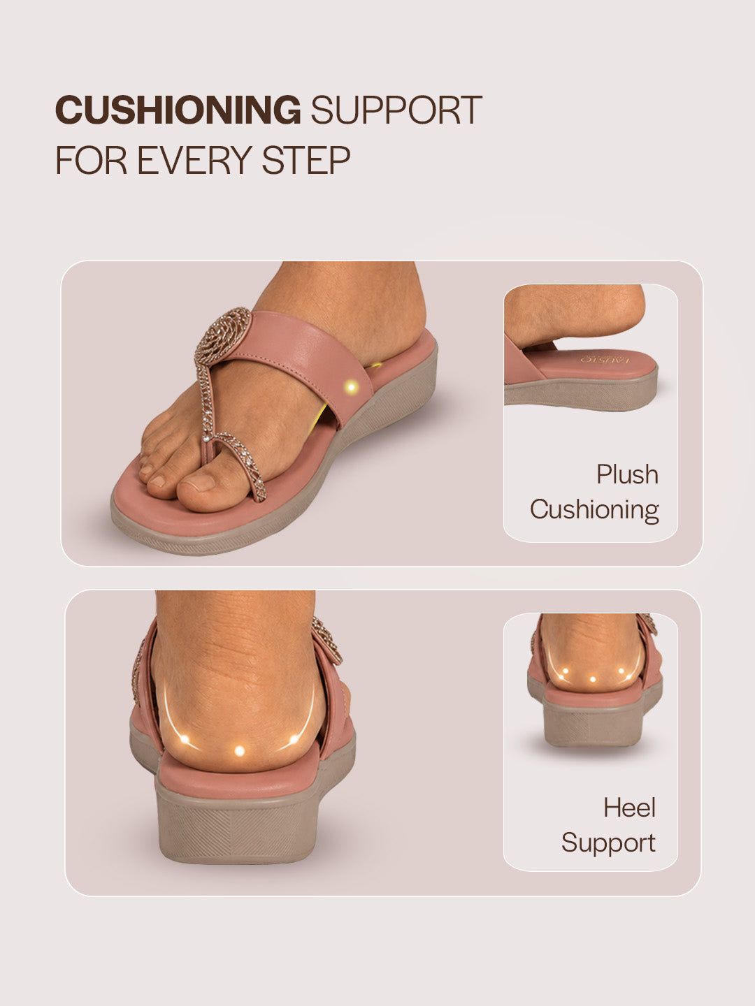 crystal stone slippers
