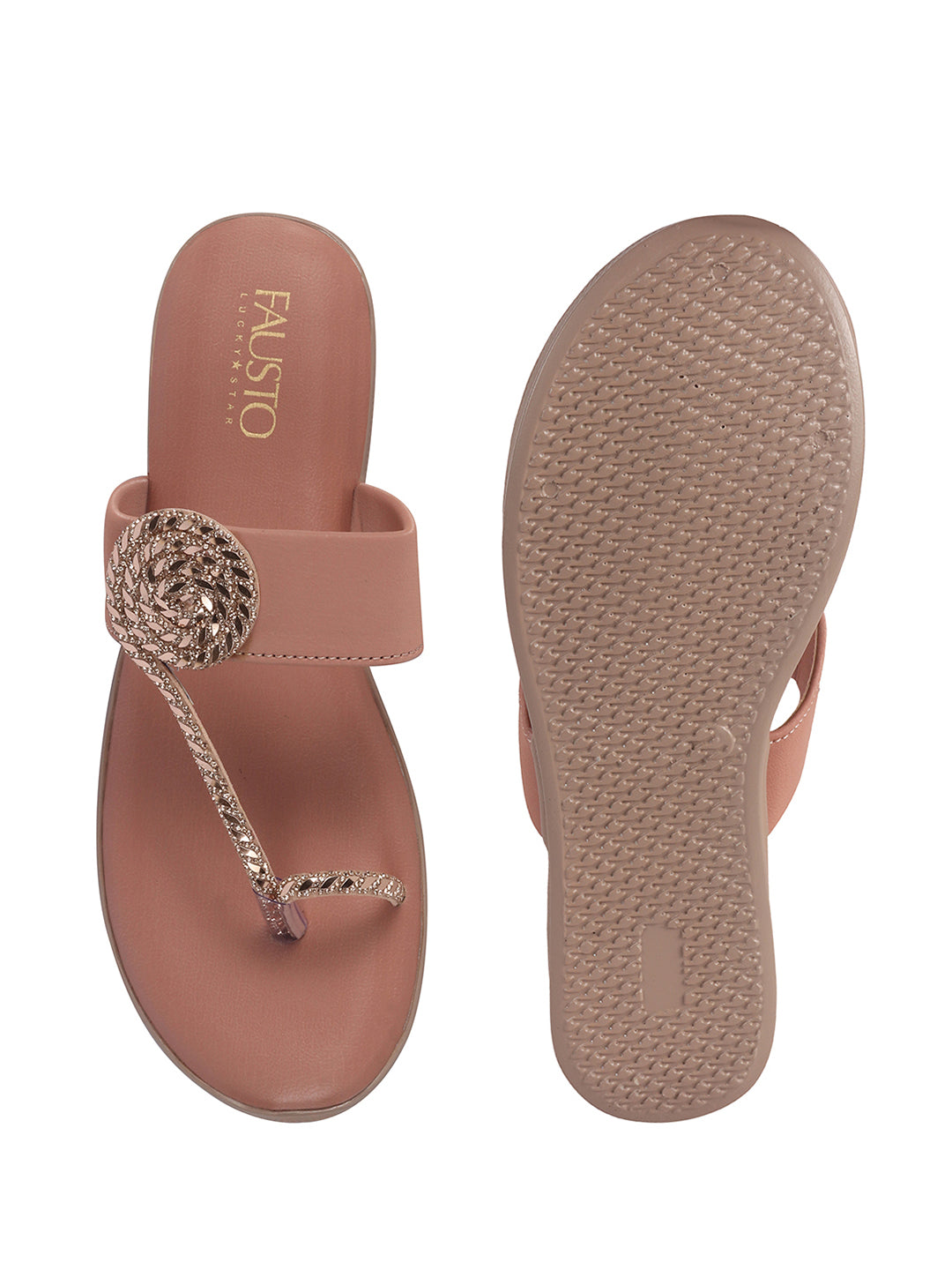 toe ring wedding slipper