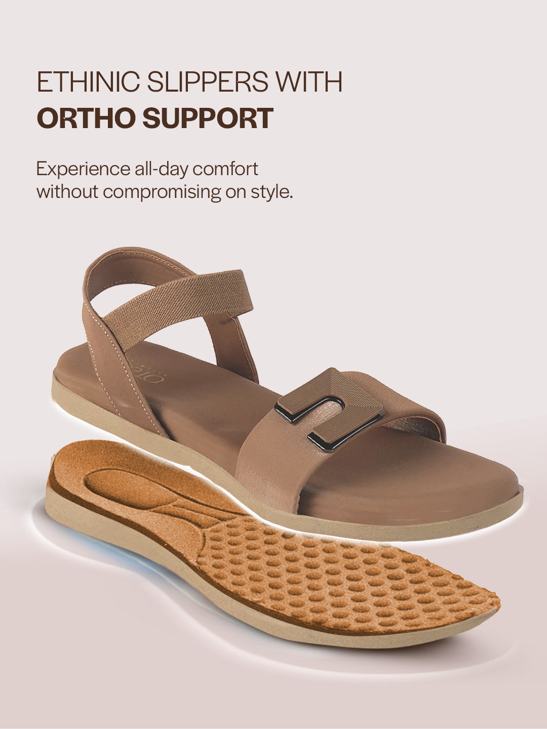 wedge heel ethnic slippers