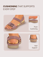gold ethnic sandals