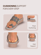 ethnic sandals for kurti & saree