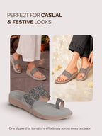 party wear slippers for women