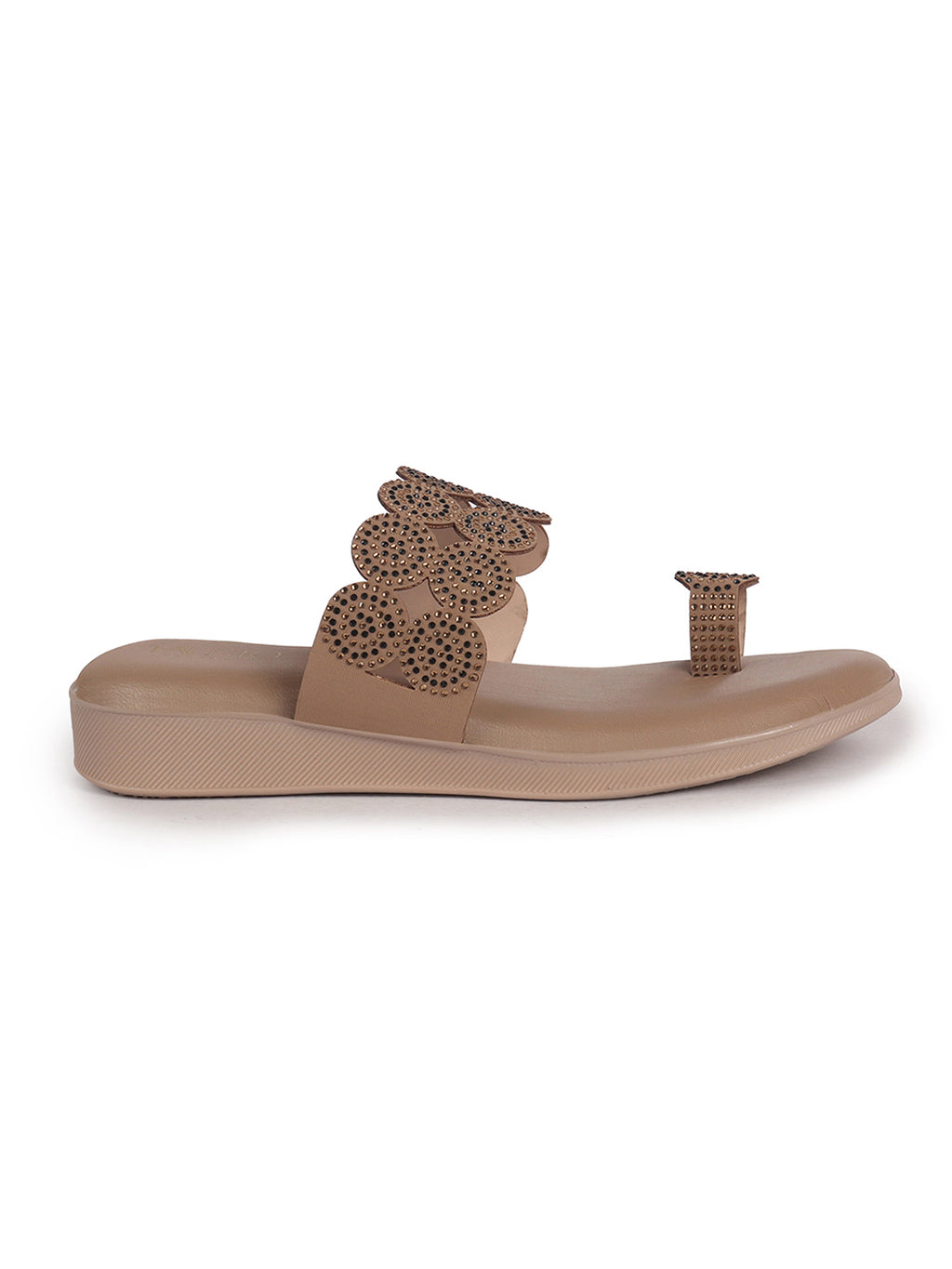 women slip on party flats