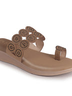 women slip on party flats