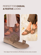 women slip on party flats
