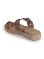 women slip on party flats
