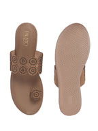 women slip on party flats