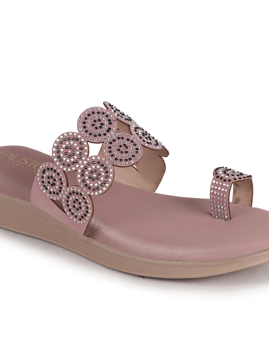 embellished ethnic flats for women