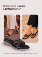 festive wear slippers for women