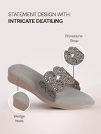 comfortable party wear flats