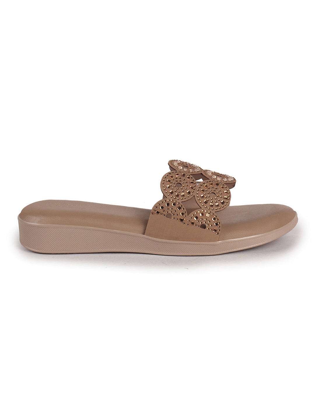women slip on party flats
