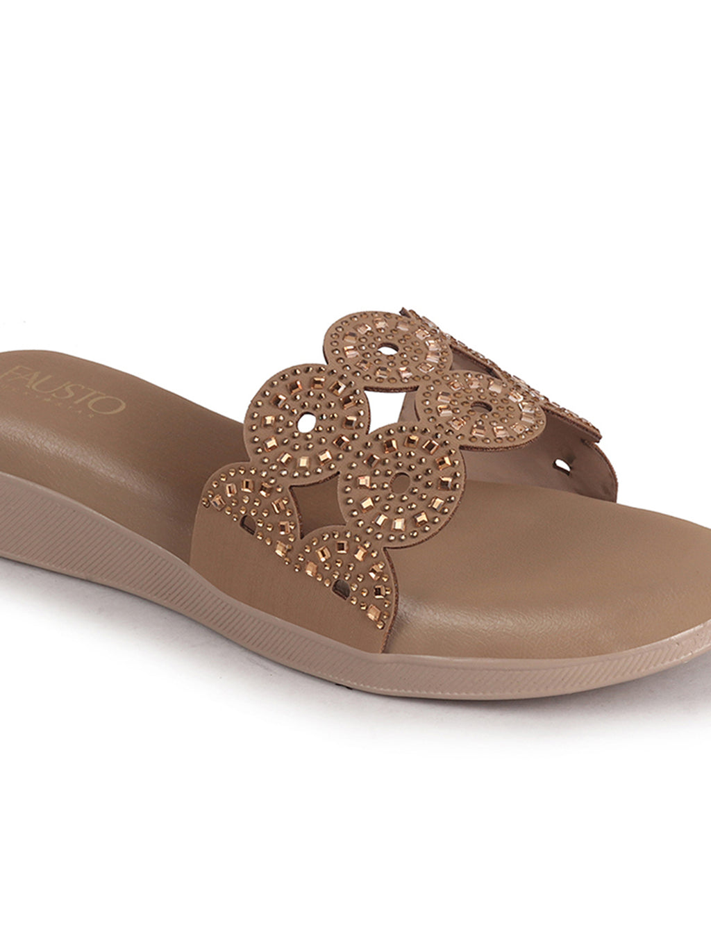 women slip on party flats