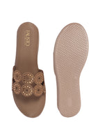 women slip on party flats