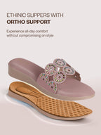 comfortable party wear flats