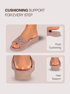 women ethnic slippers