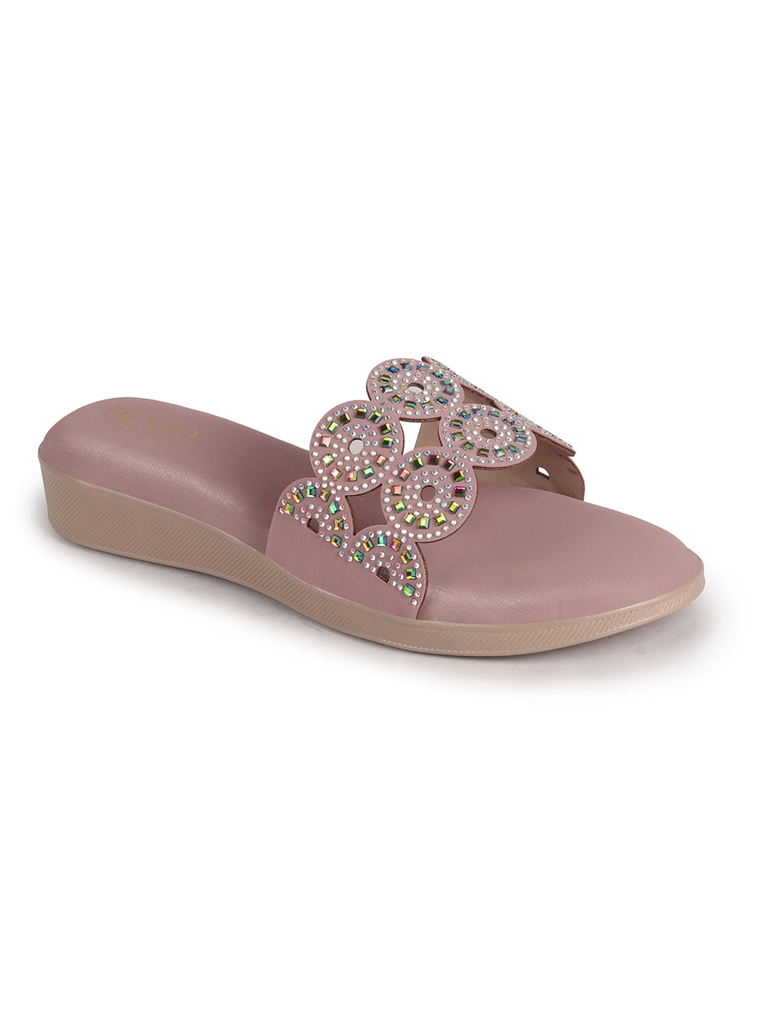 embellished ethnic flats for women