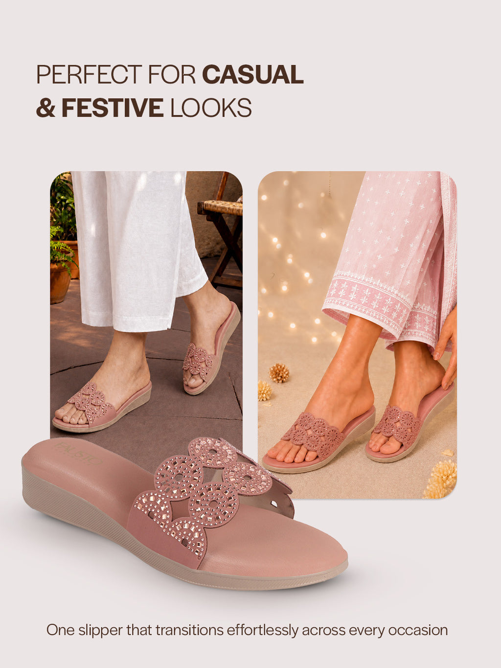 comfortable party wear flats