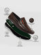 Basics Men Brown Textured Design Outdoor Classic Moccasin Loafer Shoes