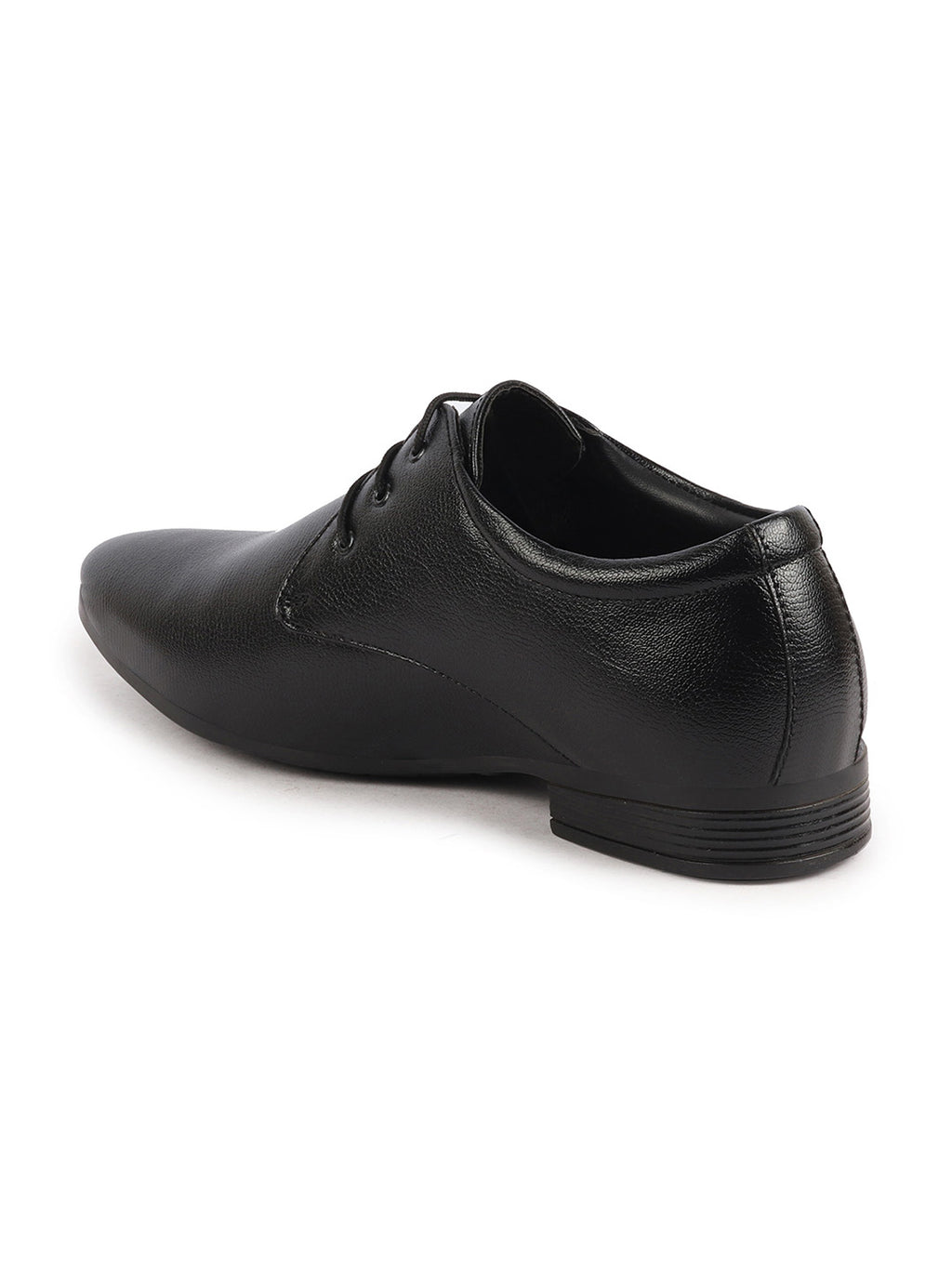 basics men black formal office lace up shoes