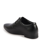 basics men black formal office lace up shoes