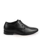 basics men black formal office lace up shoes