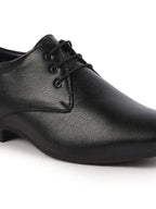 basics men black formal office lace up shoes