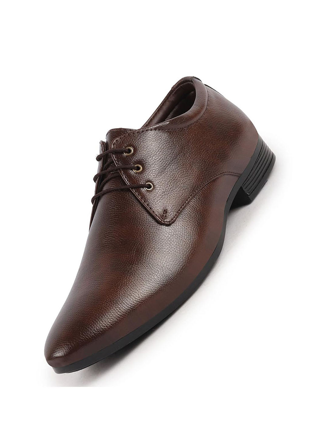 Basics Men Brown Formal Office Lace Up Shoes