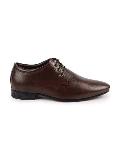 Basics Men Brown Formal Office Lace Up Shoes