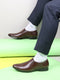 Men Brown Formal Office Slip On Shoes
