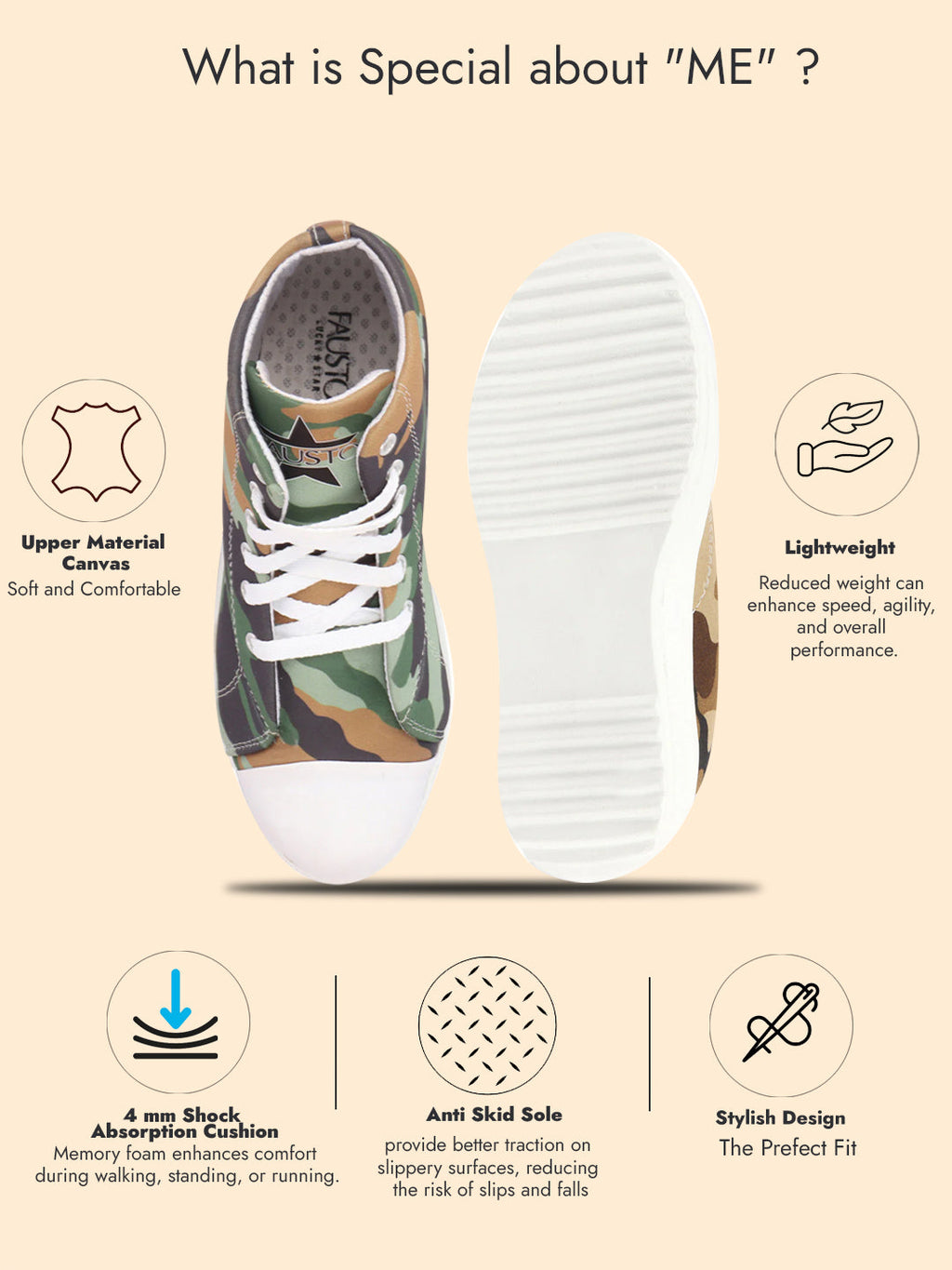 Shop Women Olive Green High Ankle Top Wedge Heels Camouflage Print Canvas Lace Up Sneakers Shoes Online.