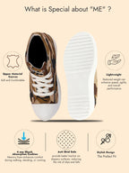 Shop Women Teek High Ankle Top Wedge Heels Camouflage Print Canvas Lace Up Sneakers Shoes Online.