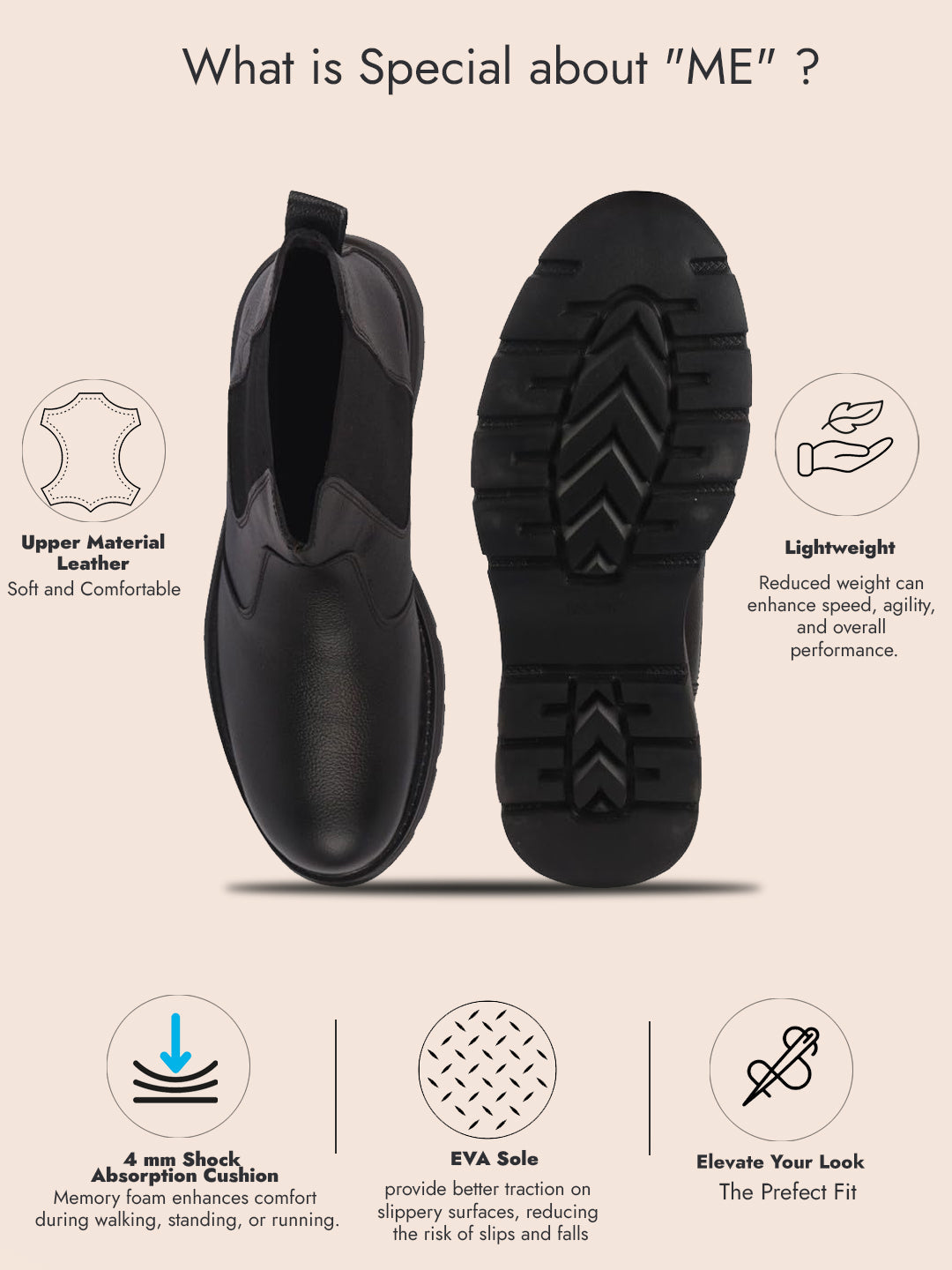 black boots for men