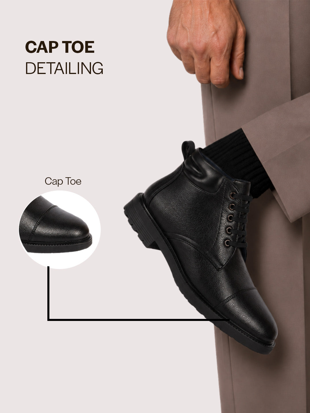 high ankle boots men