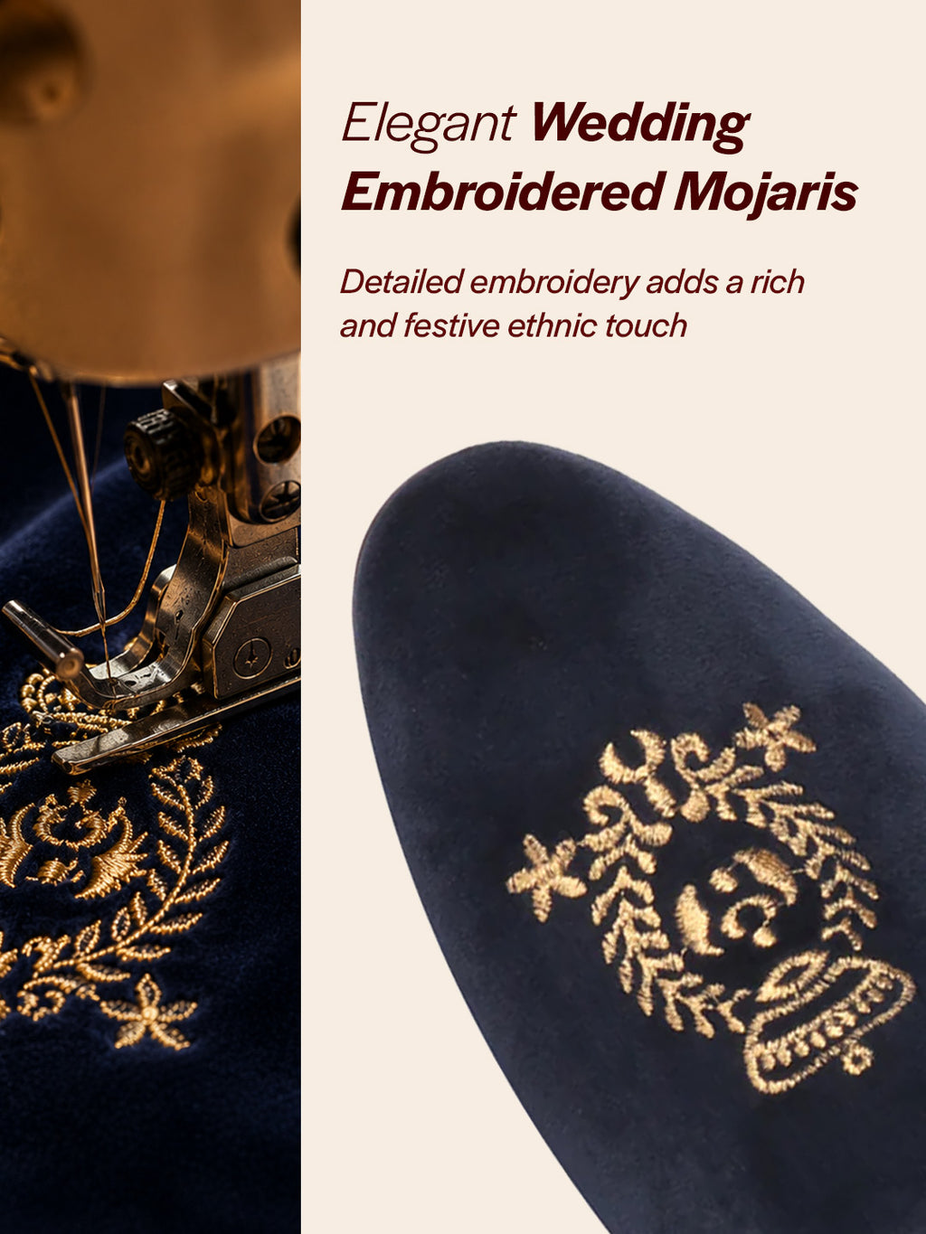 Shop Men Blue Velvet Embroidery Design Party Casual Loafer Shoes Online.