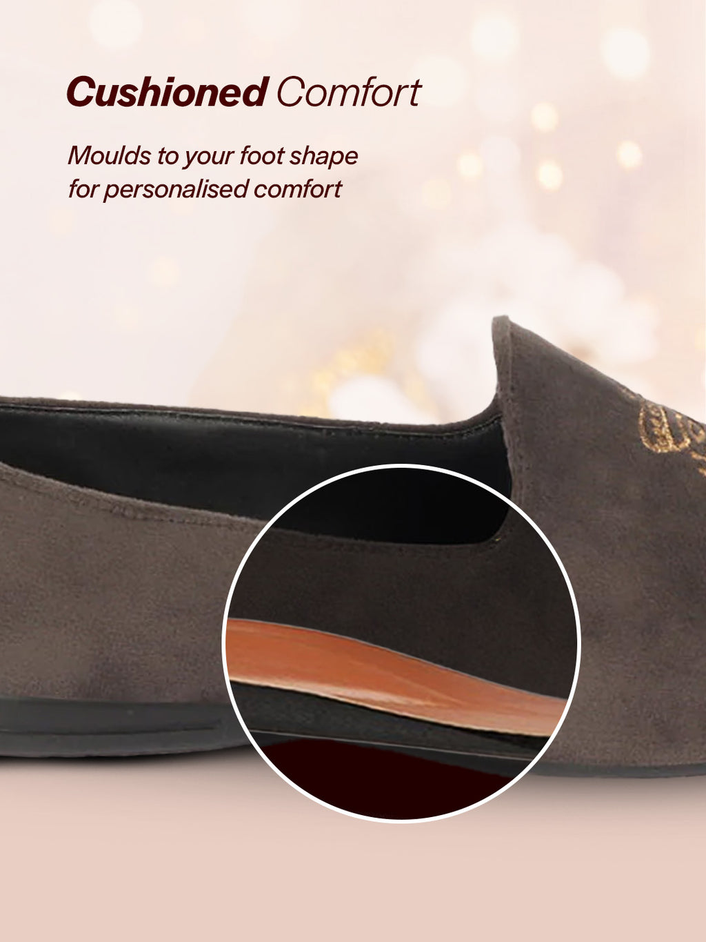 men grey velvet embroidery party casual loafer shoes