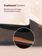 men grey velvet embroidery party casual loafer shoes