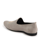 Men Metal Velvet Embroidery Ethnic Party Loafer Shoes